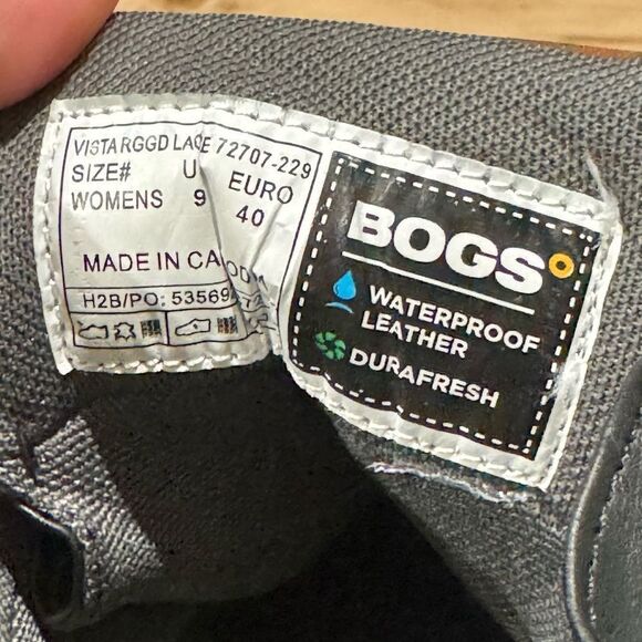 Bogs Vista Rugged Lace Snow Boots Waterproof Brown Women’s 9 - Picture 6 of 6